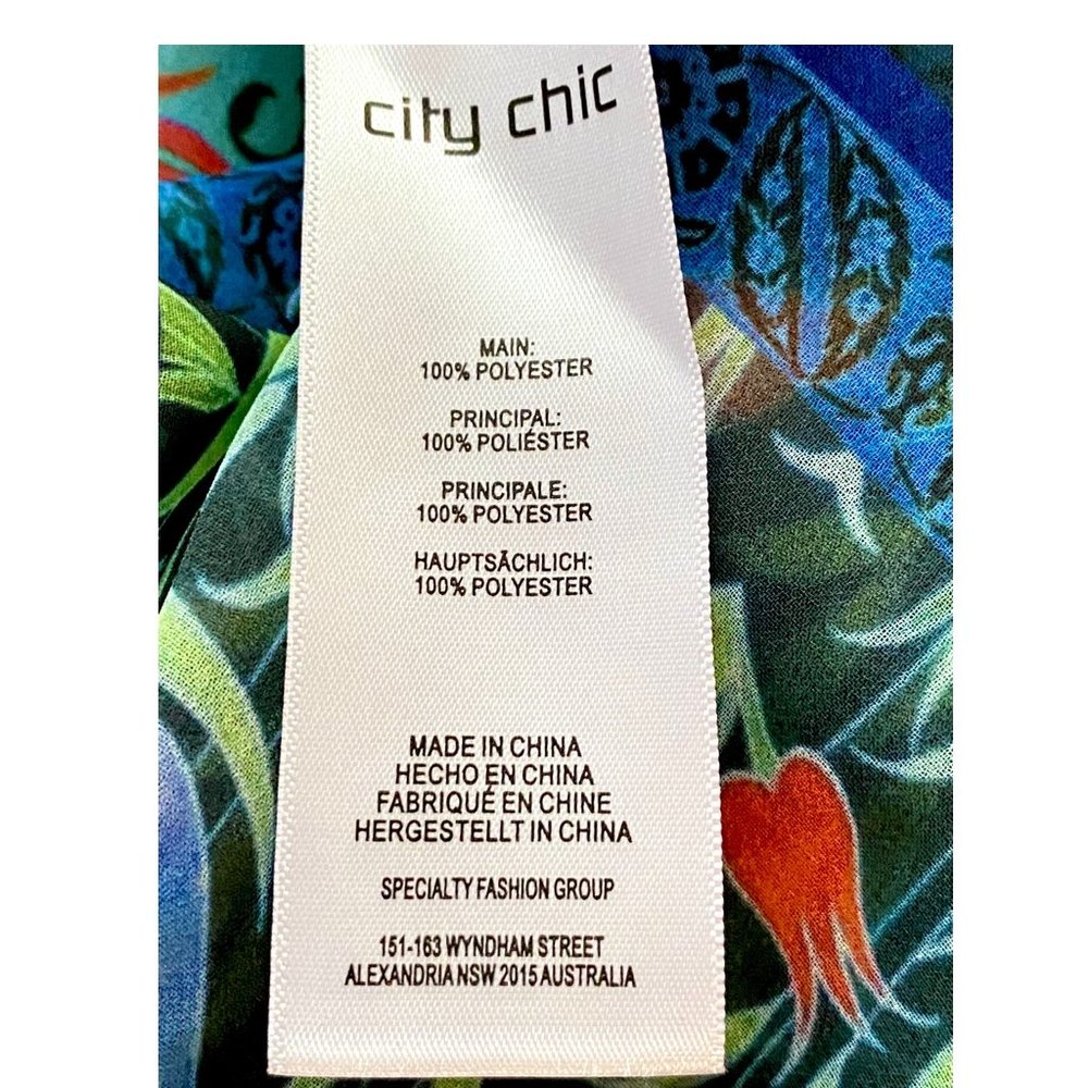 City Chic Maxi Dress ~ floaty & relaxed ~ with black slip - Picture 8 of 10